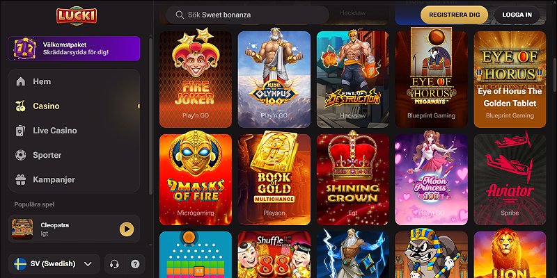 LuckiCasino Sweden
