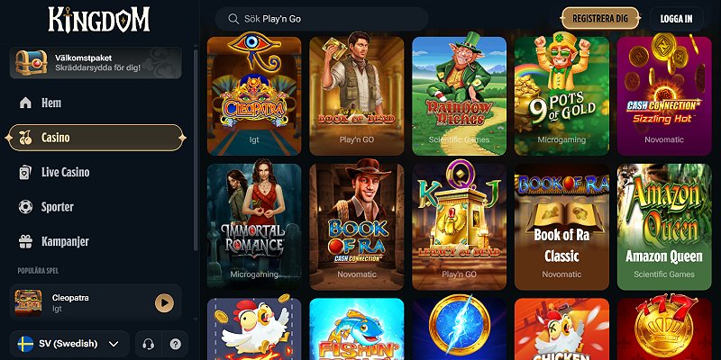 Kingdom Casino Sweden